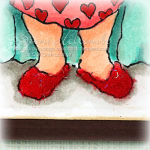Love You More Than Chocolate - Granny’s red slippers