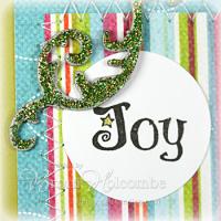 Sparkle and Joy tag close up